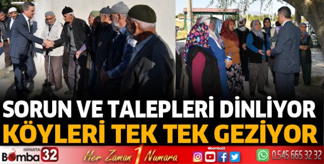 Vali Baruş, Bozanönü ve Yazısöğüt Köylerini ziyaret etti