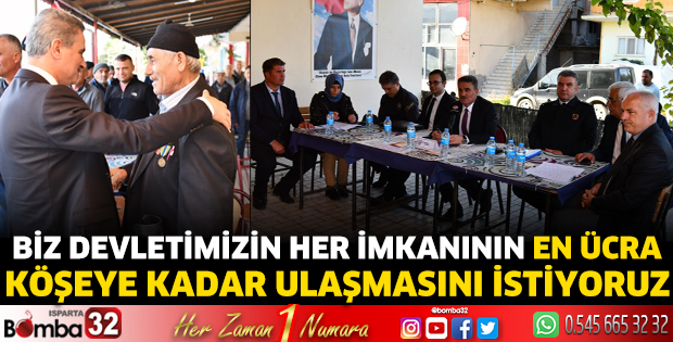 Vali Baruş, ilçe ziyaretlerini sürdürüyor