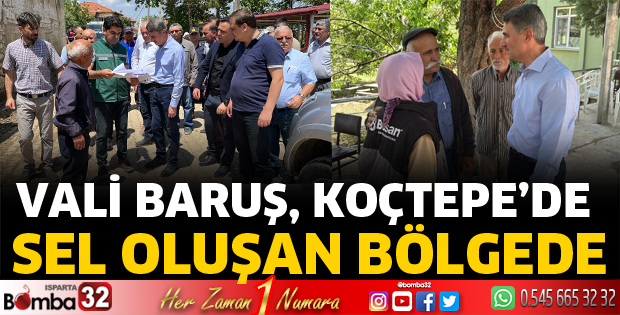 Vali Baruş Koçtepe Köyü'nde