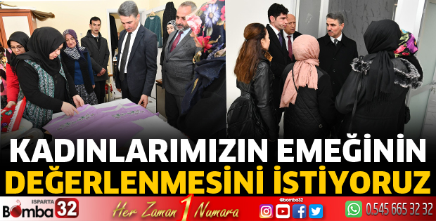 Vali Baruş Şarkikaraağaç ilçesini Ziyaret Etti