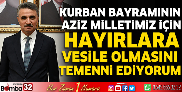 Vali Baruş'un Kurban Bayramı mesajı