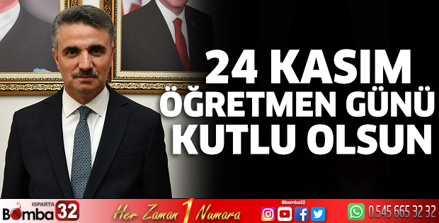 Vali Baruş'un Öğretmenler Günü mesajı