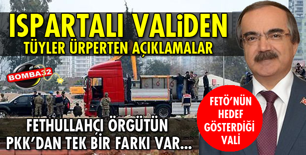 VALİ COŞ'TAN ŞOK AÇIKLAMALAR!