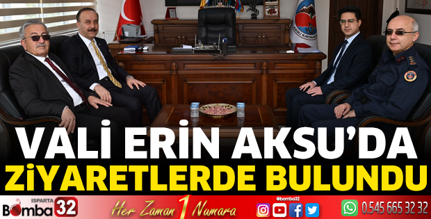 Vali Erin Aksu'da