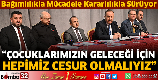 Vali Erin Eğitim Toplantısında önemli açıklamalar yaptı