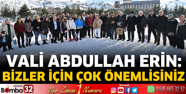Vali Erin gazetecilerle bir araya geldi