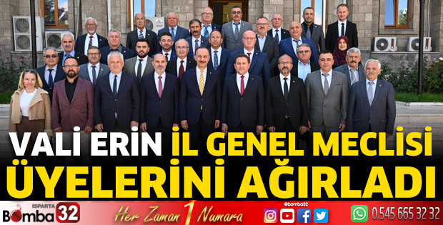 Vali Erin İl Genel Meclisi üyelerini ağırladı