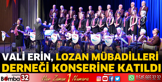 Vali Erin, Lozan Mübadilleri Derneği Konserine Katıldı