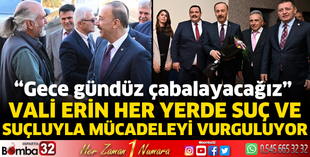 Vali Erin Yalvaç'ı ziyaret etti