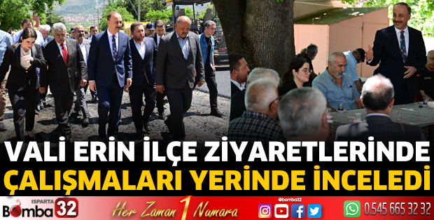 Vali Erin’den Senirkent ve Uluğbey’e ziyaret