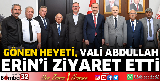 Vali Erin’e Gönen’den ziyaret