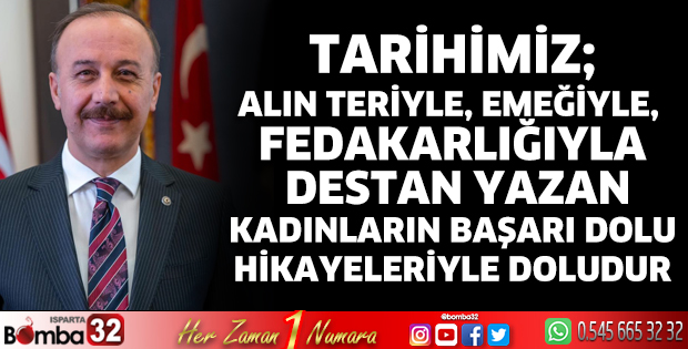 Vali Erin’in 8 Mart Dünya Kadınlar Günü Mesajı 