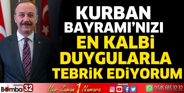 Vali Erin’in Kurban Bayramı mesajı 