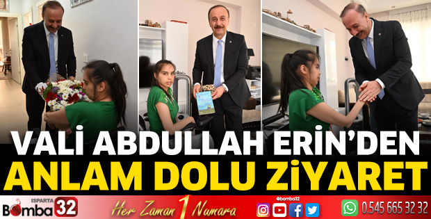 Vali Erin'den anlamlı ziyaret