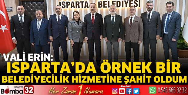 Vali Erin'den Başkan Başdeğirmen'e ziyaret