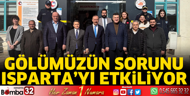 Vali Erin'den Eğirdir ziyareti