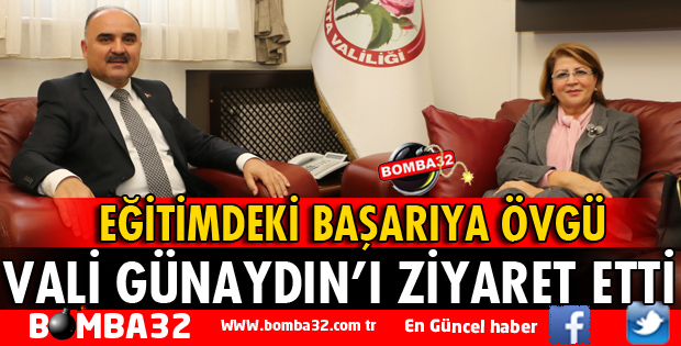 VALİ GÜNAYDIN AZERBAYCAN EĞİTİM MÜŞAVİRİNİ KABUL ETTİ
