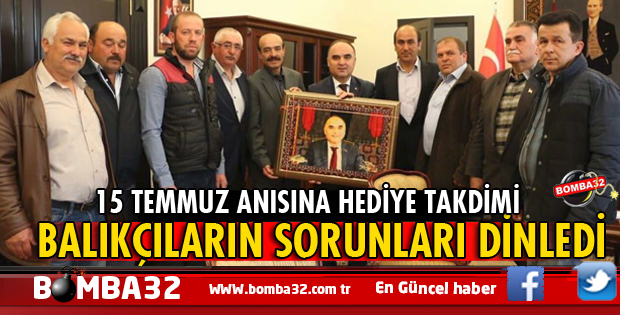VALİ GÜNAYDIN BALIKÇILARIN SORUNLARINI DİNLEDİ