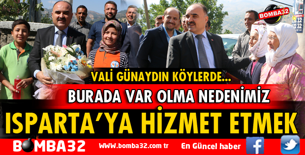 VALİ GÜNAYDIN DİREKLİ KÖYÜNDE MUHTARLARLA BULUŞTU