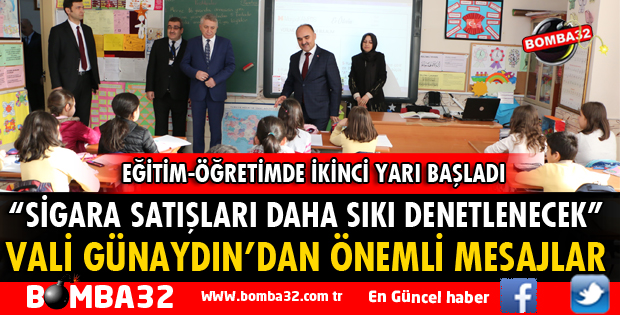 VALİ GÜNAYDIN EĞİTİM TOPLANTISINDA ÖNEMLİ MESAJLAR VERDİ