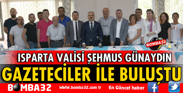 VALİ GÜNAYDIN GAZETECİLERLE BULUŞTU