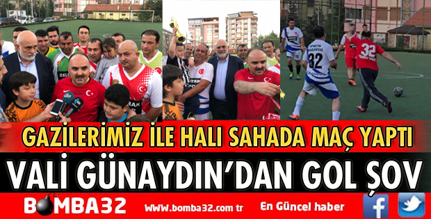 VALİ GÜNAYDIN GAZİLER GÜNÜ'NDE GAZİLERİMİZİ YALNIZ BIRAKMADI