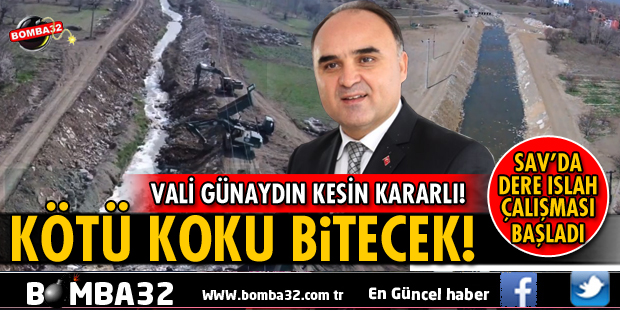 VALİ GÜNAYDIN KARARLI KÖTÜ KOKU BİTECEK!