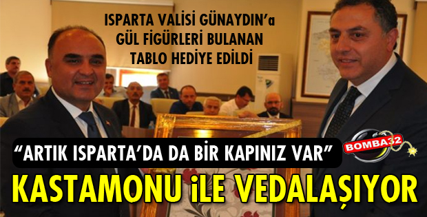 VALİ GÜNAYDIN KASTAMONULULARLA VEDALAŞIYOR