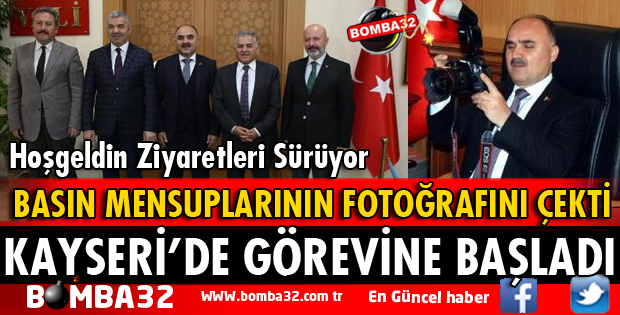 VALİ GÜNAYDIN KAYSERİ'DE GÖREVİNE BAŞLADI
