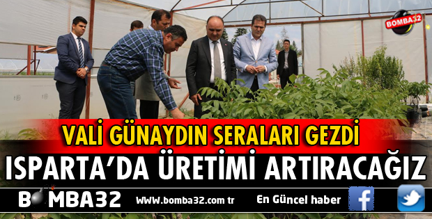 VALİ GÜNAYDIN MAREM’DE İNCELEMELERDE BULUNDU