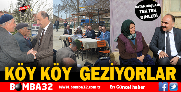 VALİ GÜNAYDIN ŞARKİKARAAĞAÇ VE KÖYLERİNİ ZİYARET ETTİ