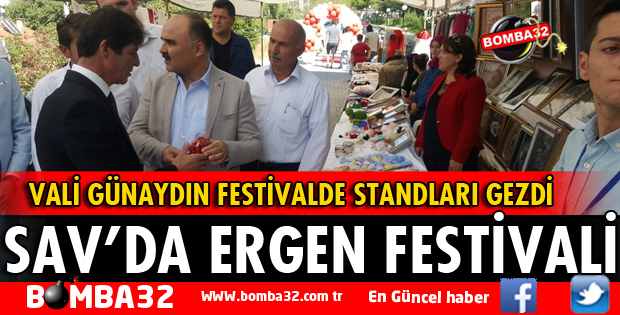 VALİ GÜNAYDIN SAV'DA FESTİVALE KATILDI