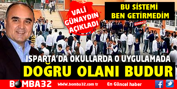 VALİ GÜNAYDIN SON NOKTAYI KOYDU