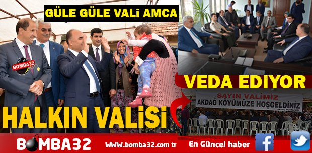 VALİ GÜNAYDIN VEDA EDİYOR