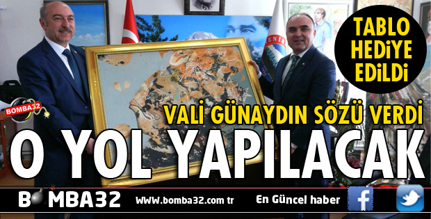 VALİ GÜNAYDIN YENİŞARBADEMLİ'Yİ ZİYARET ETTİ