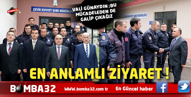 VALİ GÜNAYDINDAN EN ANLAMLI ZİYARET !