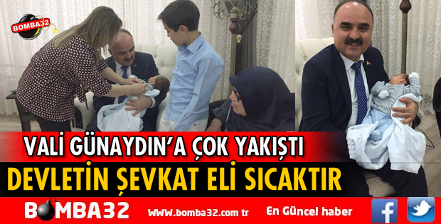 VALİ GÜNAYDIN'DAN ŞEHİT AİLESİNİN EVİNE ZİYARET