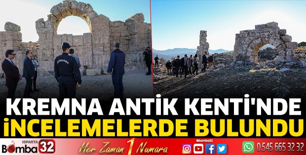 Vali Öksüz Kremna Antik Kenti'nde