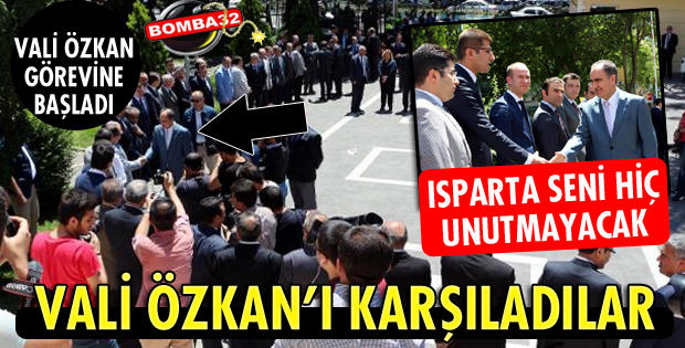 VALİ ÖZKAN GÖREVİNE BAŞLADI!