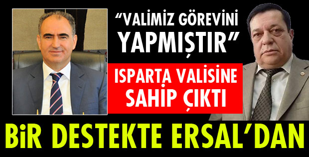 VALİ ÖZKAN'A DESTEK!
