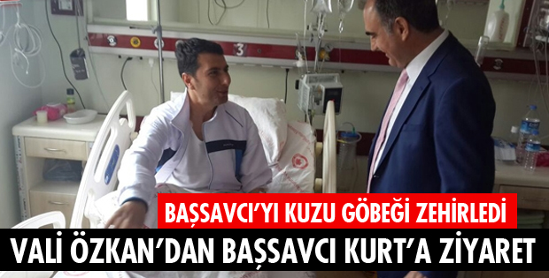 VALİ ÖZKAN'DAN GEÇMİŞ OLSUN ZİYARETİ