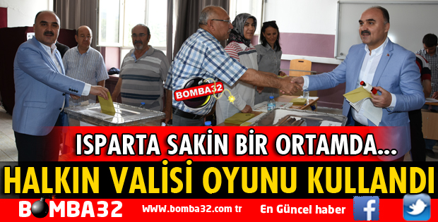 VALİ ŞEHMUS GÜNAYDIN OYUNU KULLANDI