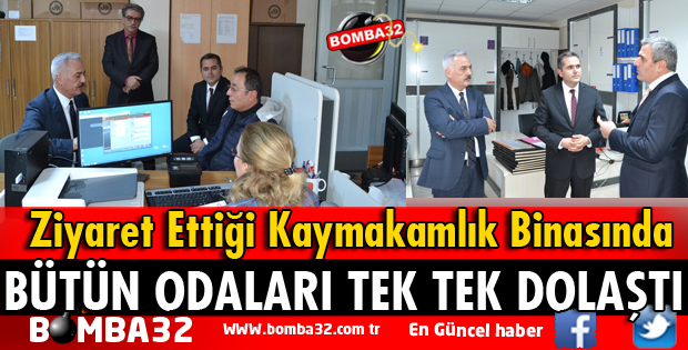 VALİ SEYMENOĞLU EĞİRDİR'İ ZİYARET ETTİ