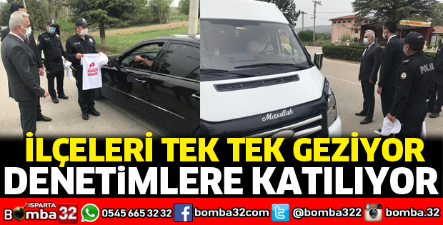 Vali Seymenoğlu ilçeleri tek tek geziyor