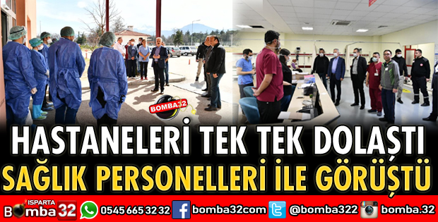 VALİ SEYMENOĞLU KORONAVİRÜS ÖNLEMLERİNİ YERİNDE İNCELEDİ