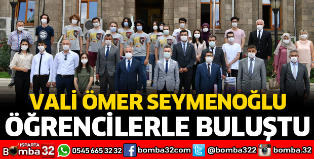 VALİ SEYMENOĞLU ÖĞRENCİLERLE BULUŞTU