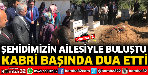 VALİ SEYMENOĞLU ŞEHİT AİLESİNİ ZİYARET ETTİ