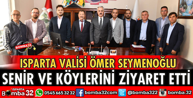 VALİ SEYMENOĞLU SENİR İLE KÖYLERİNİ ZİYARET ETTİ