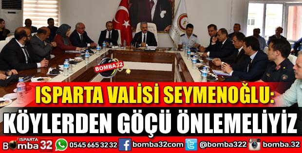 VALİ SEYMENOĞLU SENİRKENT İLÇESİNİ GEZDİ