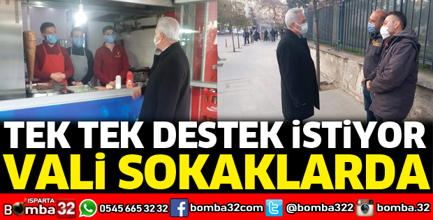 Vali Seymenoğlu sokaklarda